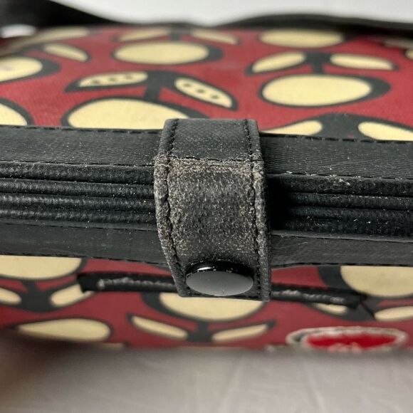 Petunia Pickle Bottom Red Floral Print Small Baby Bag Shoulder Handbag Detachabl - Picture 11 of 14